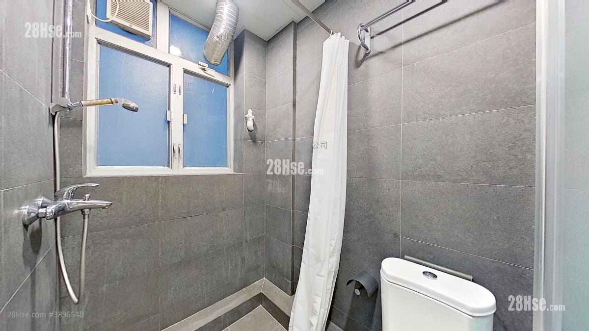 bathroom: Leigyinn Building Rental Studio , 1 Bathroom 200 ft²