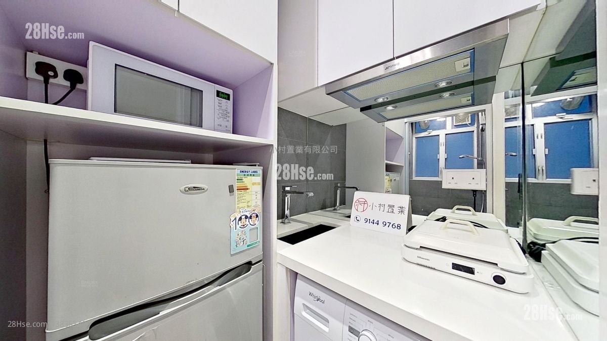 kitchen: Leigyinn Building Rental Studio , 1 Bathroom 200 ft²