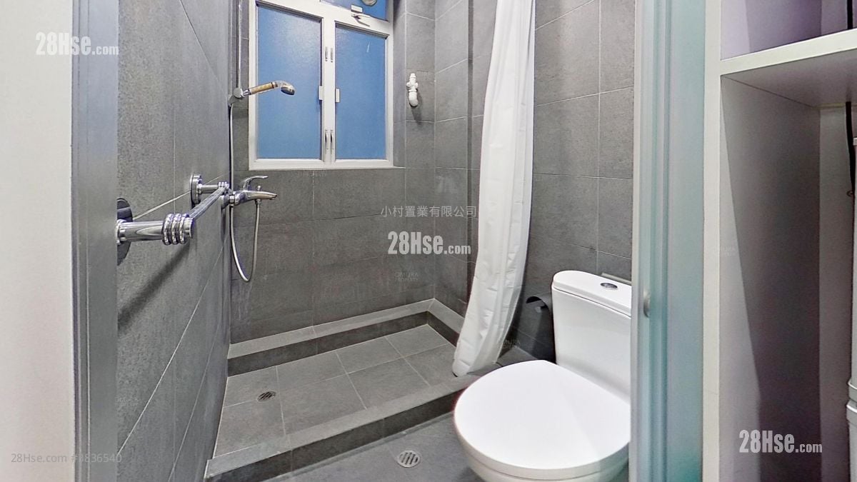 bathroom: Leigyinn Building Rental Studio , 1 Bathroom 200 ft²