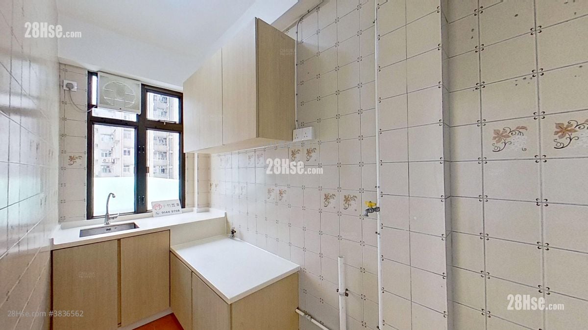 kitchen: Fook Chi Building Rental 2 Bedrooms , 1 Bathroom 563 ft²
