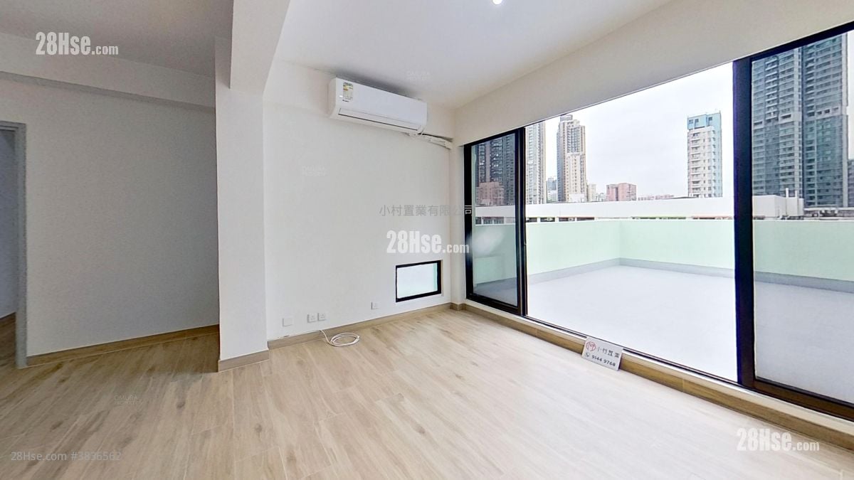 living room: Fook Chi Building Rental 2 Bedrooms , 1 Bathroom 563 ft²