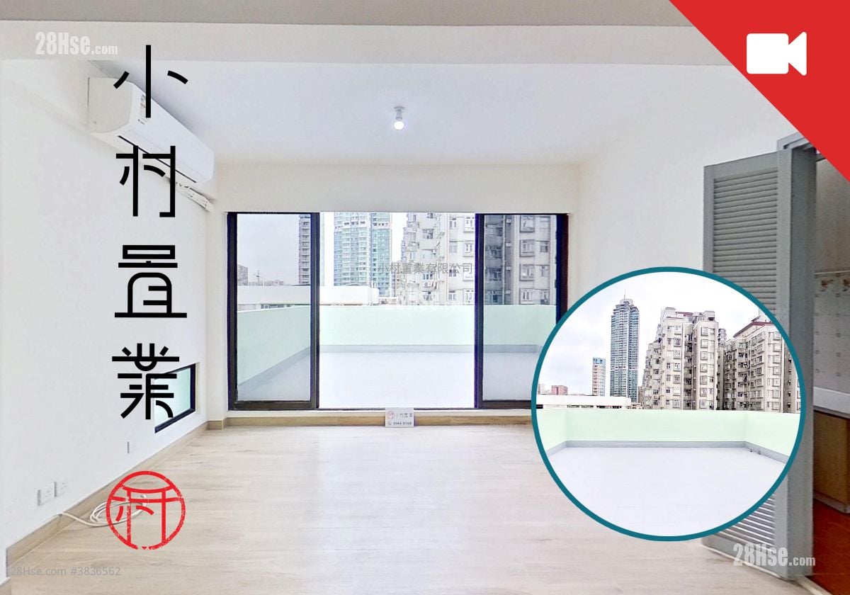 living room: Fook Chi Building Rental 2 Bedrooms , 1 Bathroom 563 ft²