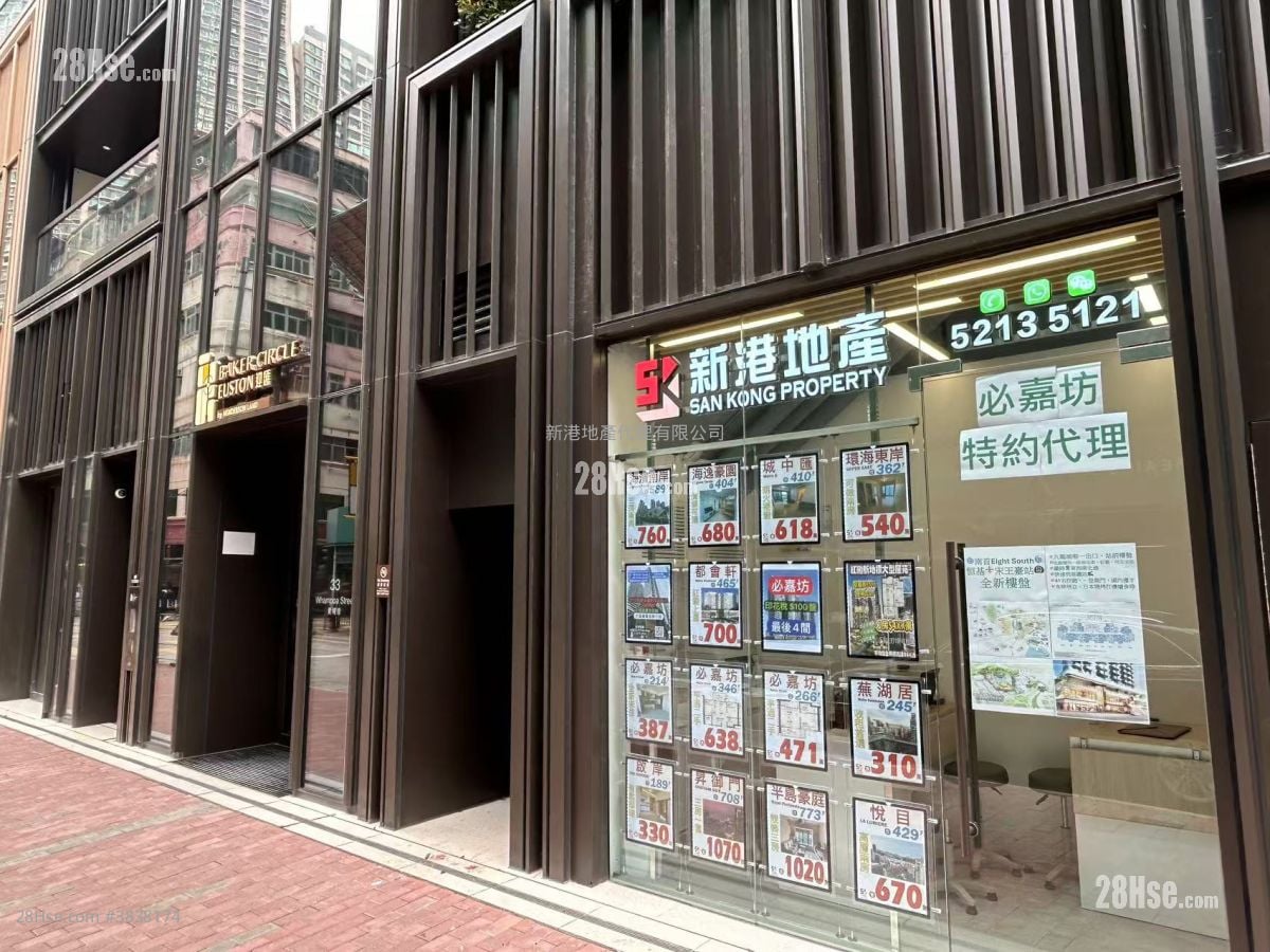 必嘉坊迎汇 租盘 开放式间隔 , 1 浴室 214 平方尺