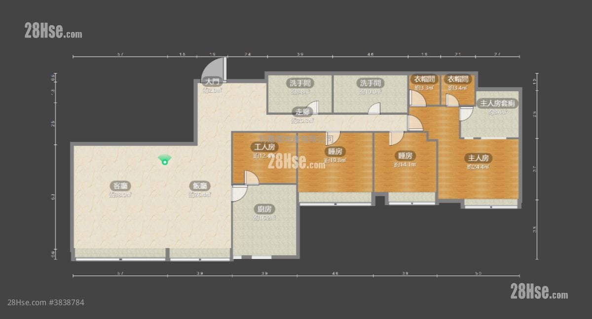 The Masterpiece Sell 3 Bedrooms , 3 Bathrooms 2,220 ft²