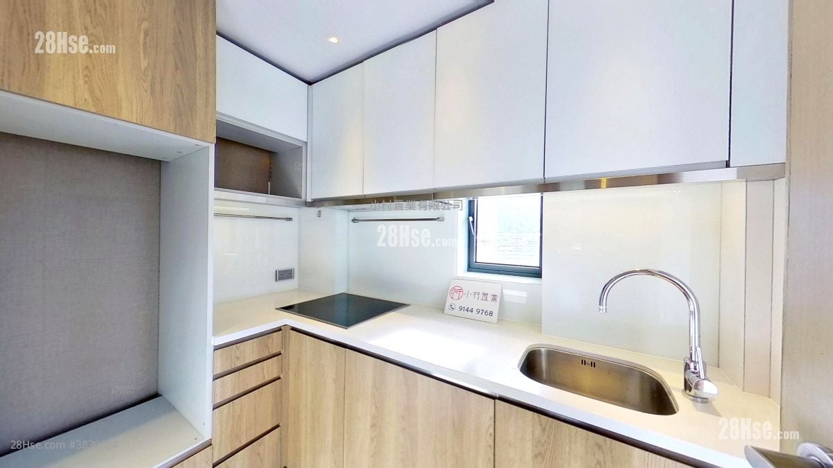 廚房: Tagus Residences 租盤 2 房 , 1 浴室 450 平方呎