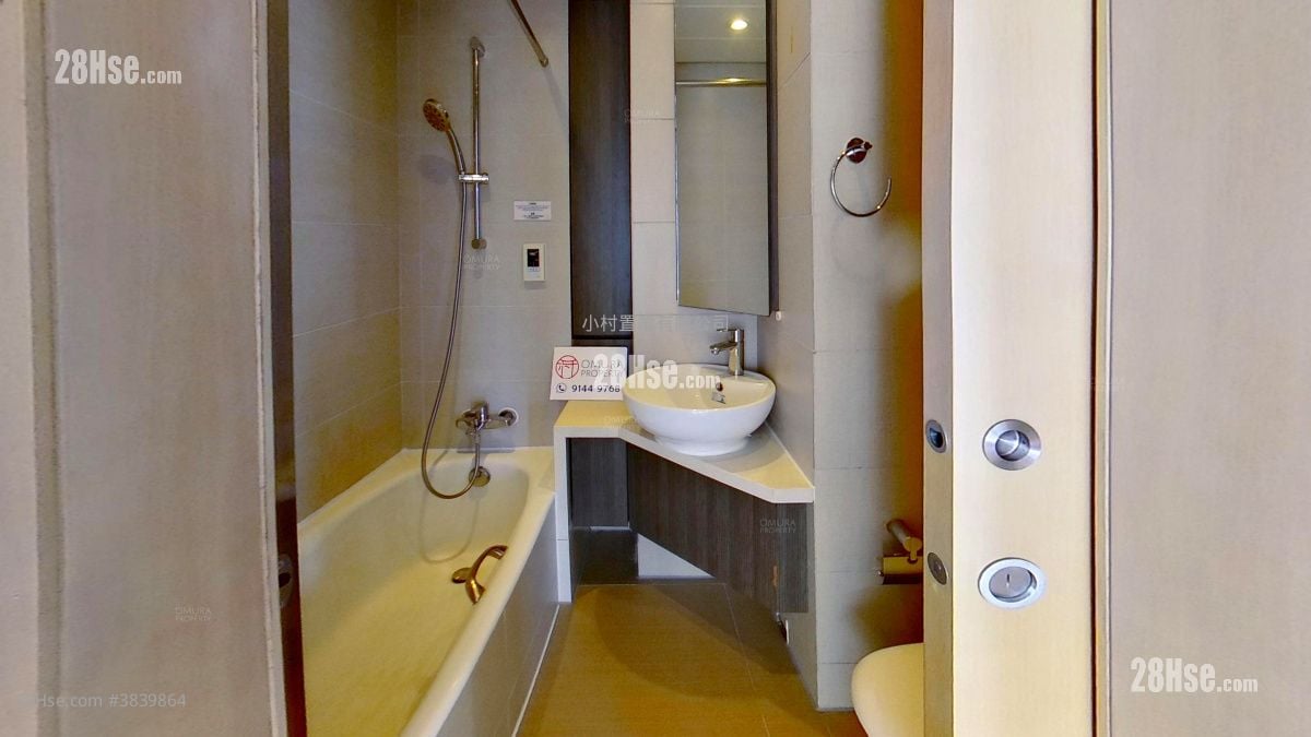 浴室: Tagus Residences 租盤 2 房 , 1 浴室 450 平方呎