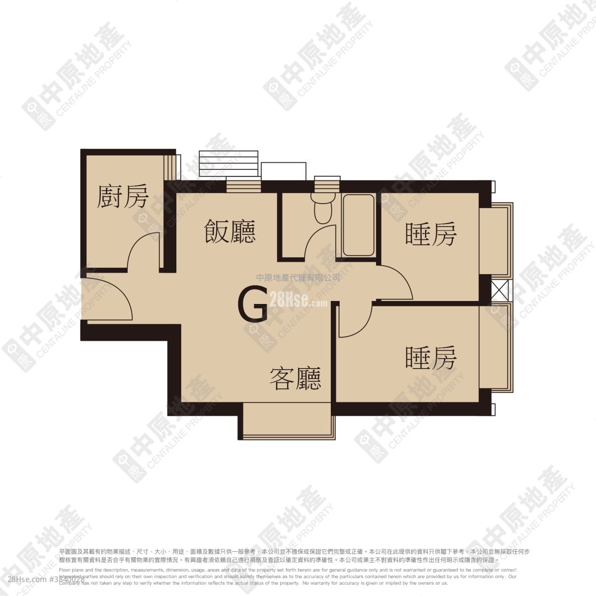 東港城 售盤 2 房 , 1 浴室 463 平方呎