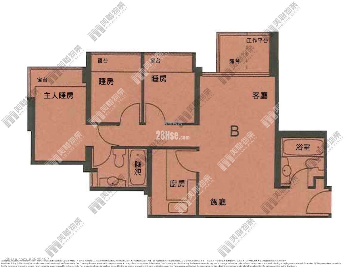The Capitol Sell 3 Bedrooms , 2 Bathrooms 681 ft²