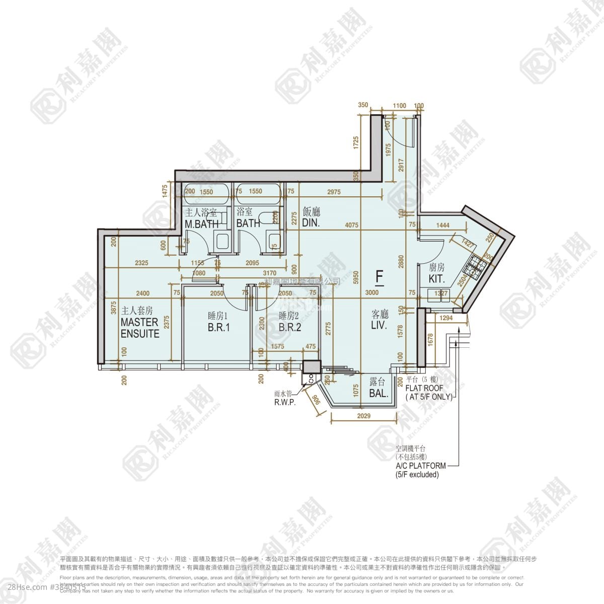 Oasis Kai Tak Rental 3 Bedrooms , 2 Bathrooms 752 ft²