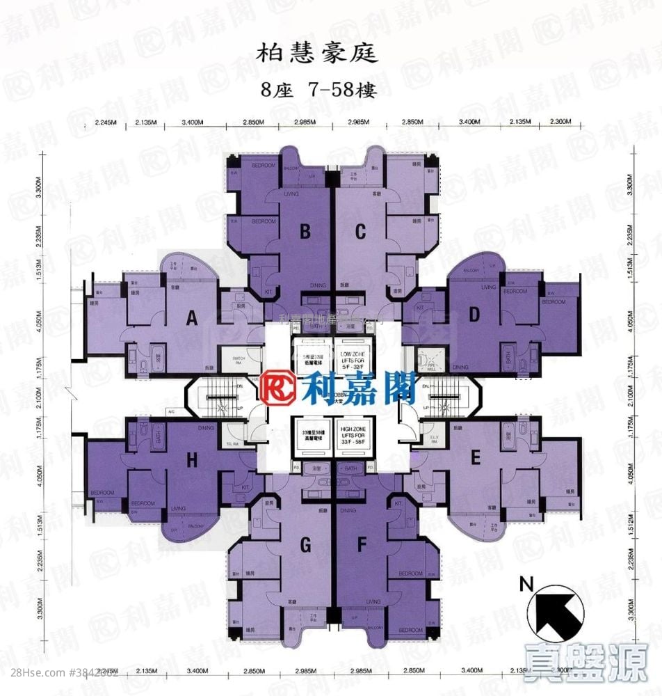 栢慧豪園 租盤 502 平方呎