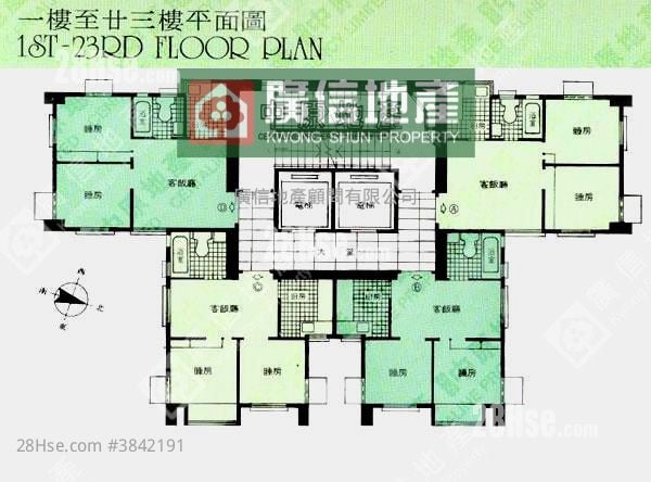 顺丰大厦 售盘 开放式间隔 , 1 浴室 248 平方尺
