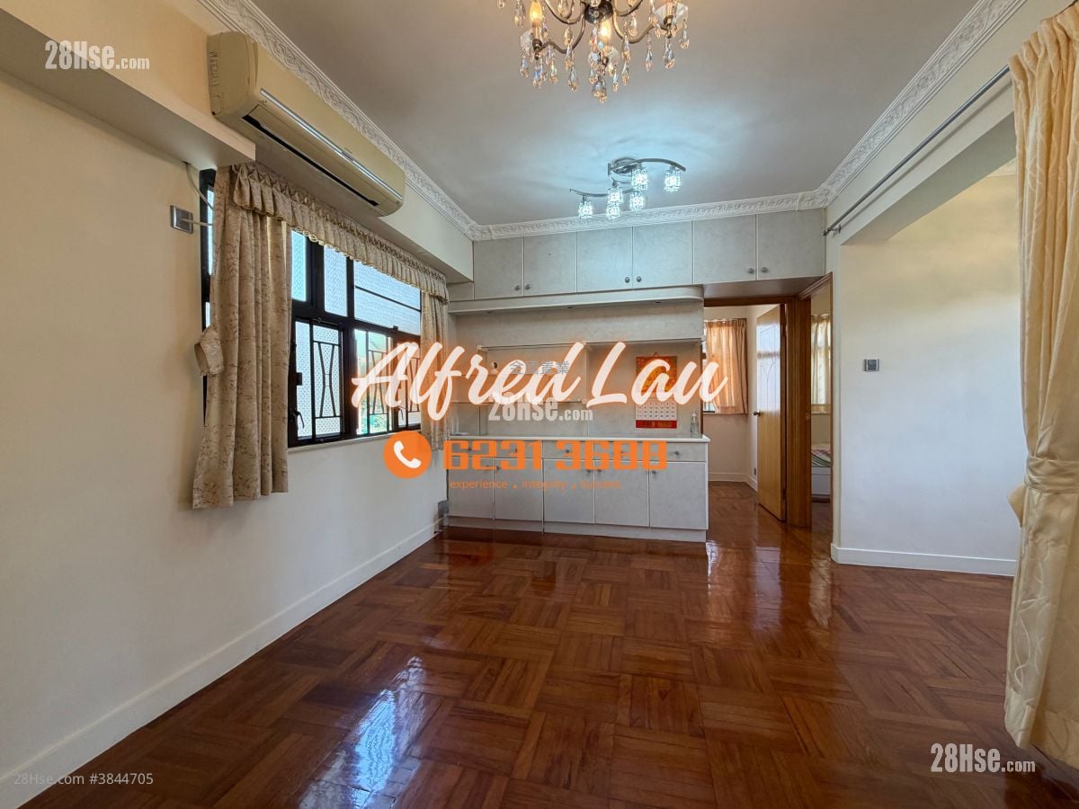 得寶大廈 租盤 2 房 , 1 浴室 509 平方呎