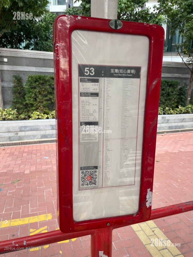 香港黃金海岸 租盤 開放式間隔 , 1 浴室 212 平方呎