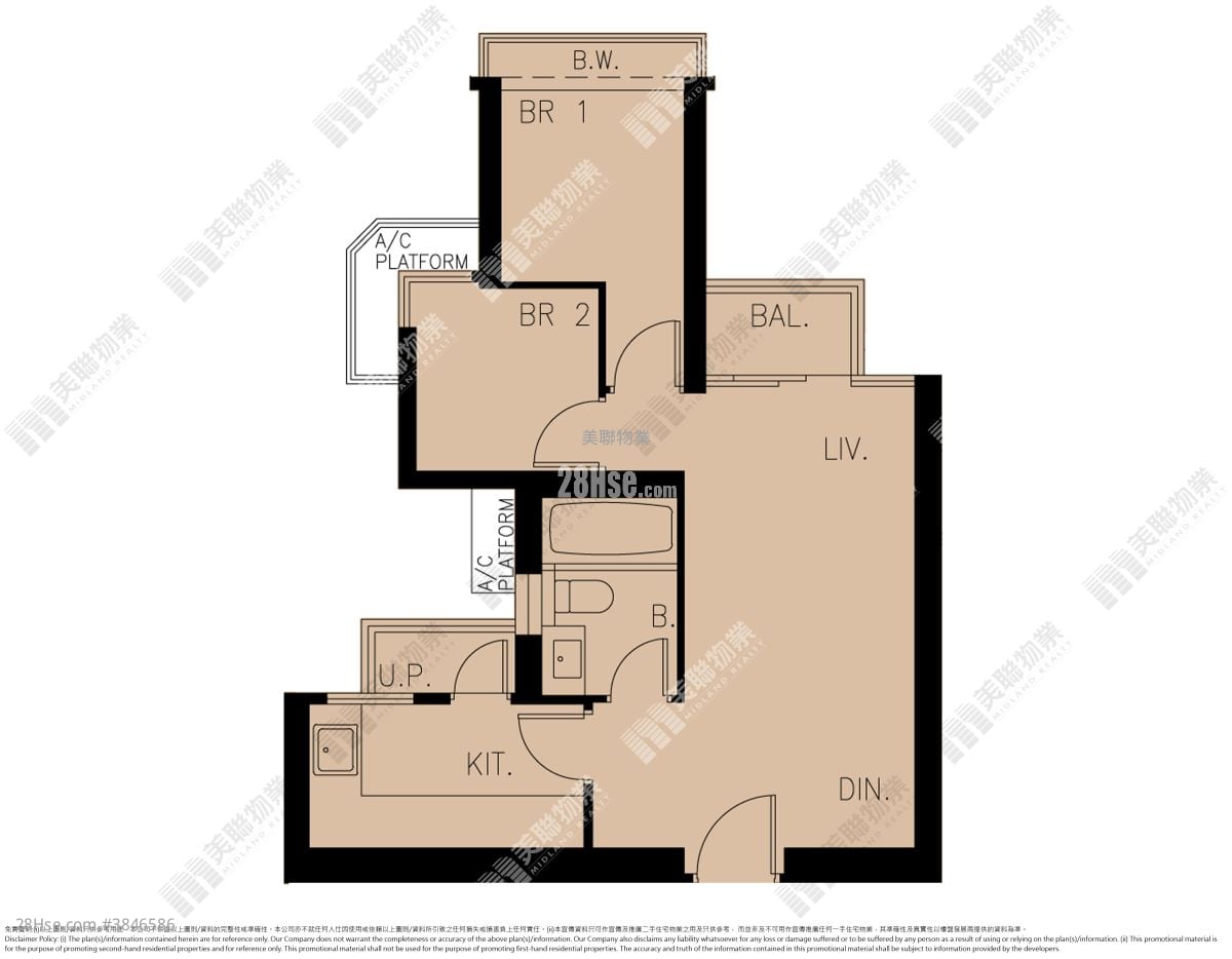 Grand Yoho Rental 2 Bedrooms , 1 Bathroom 519 ft²