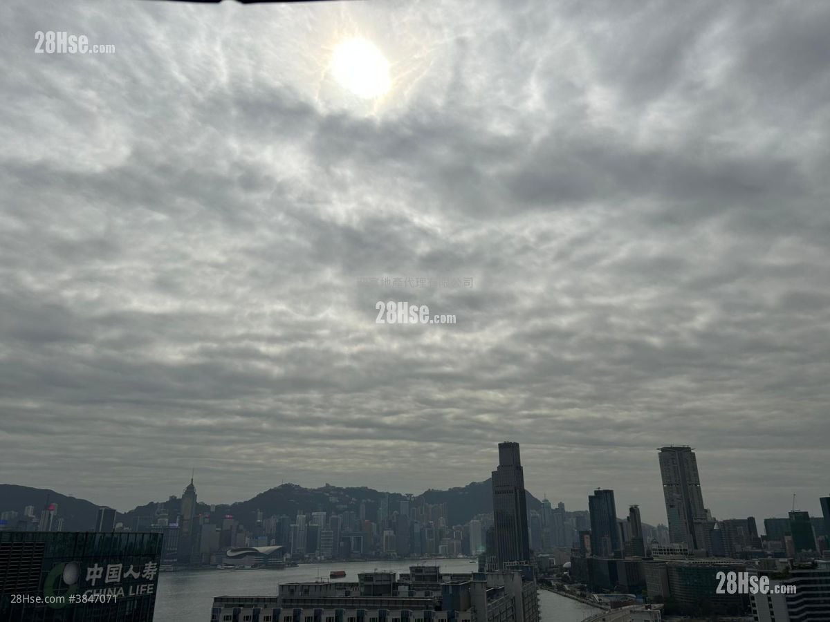 維港星岸 租盤 3 房 , 2 浴室 1,089 平方呎