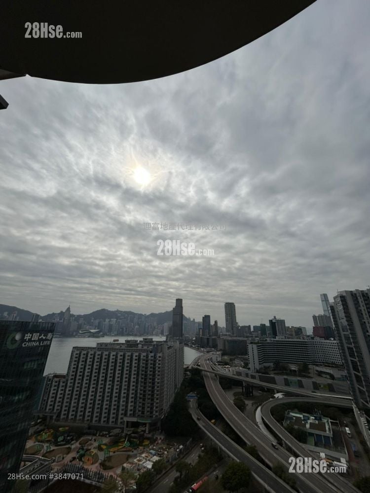 維港星岸 租盤 3 房 , 2 浴室 1,089 平方呎