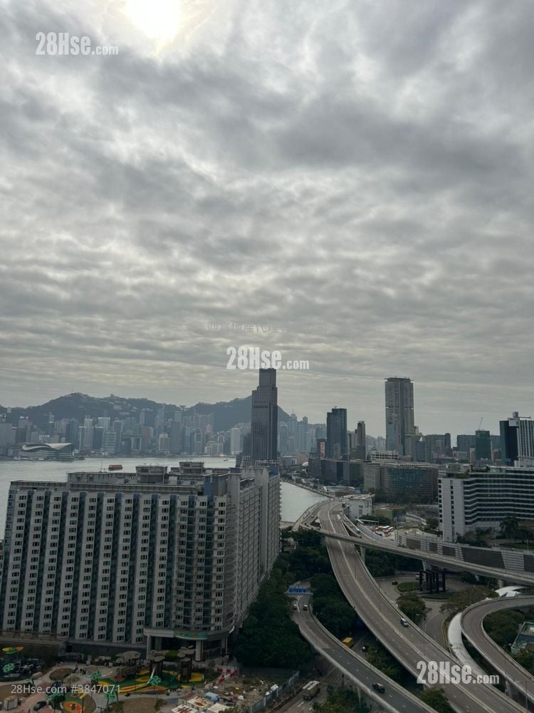維港星岸 租盤 3 房 , 2 浴室 1,089 平方呎