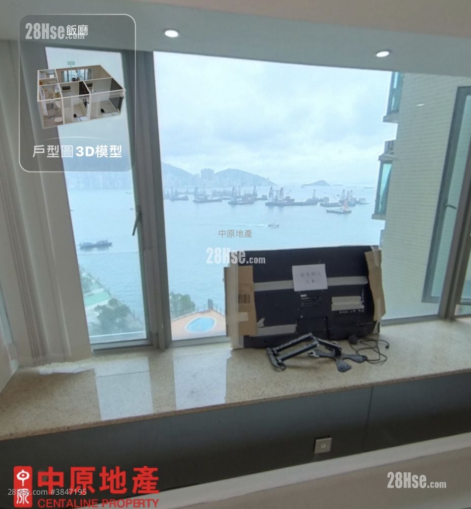 凱帆軒 租盤 2 房 , 1 浴室 426 平方呎