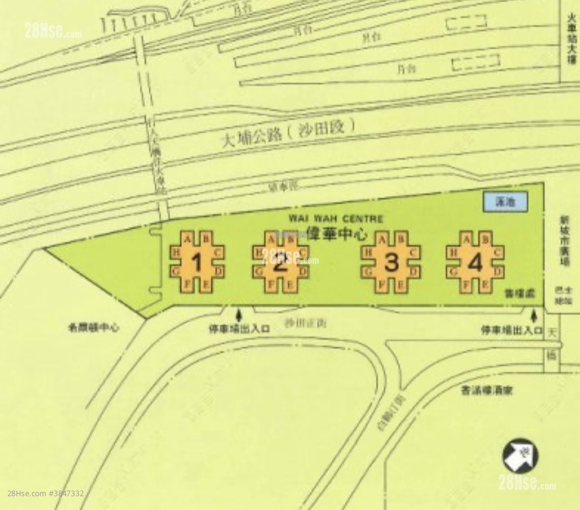 偉華中心 售盤 2 房 , 1 浴室 358 平方呎