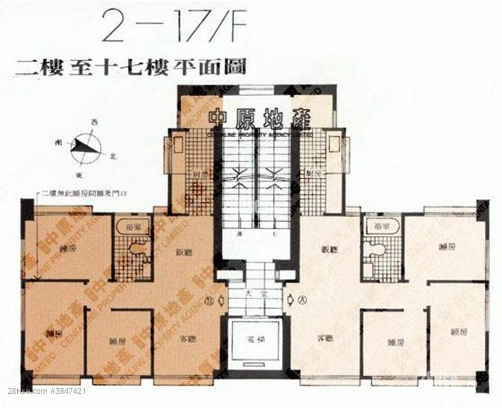 德威大廈 售盤 2 房 , 1 浴室 455 平方呎