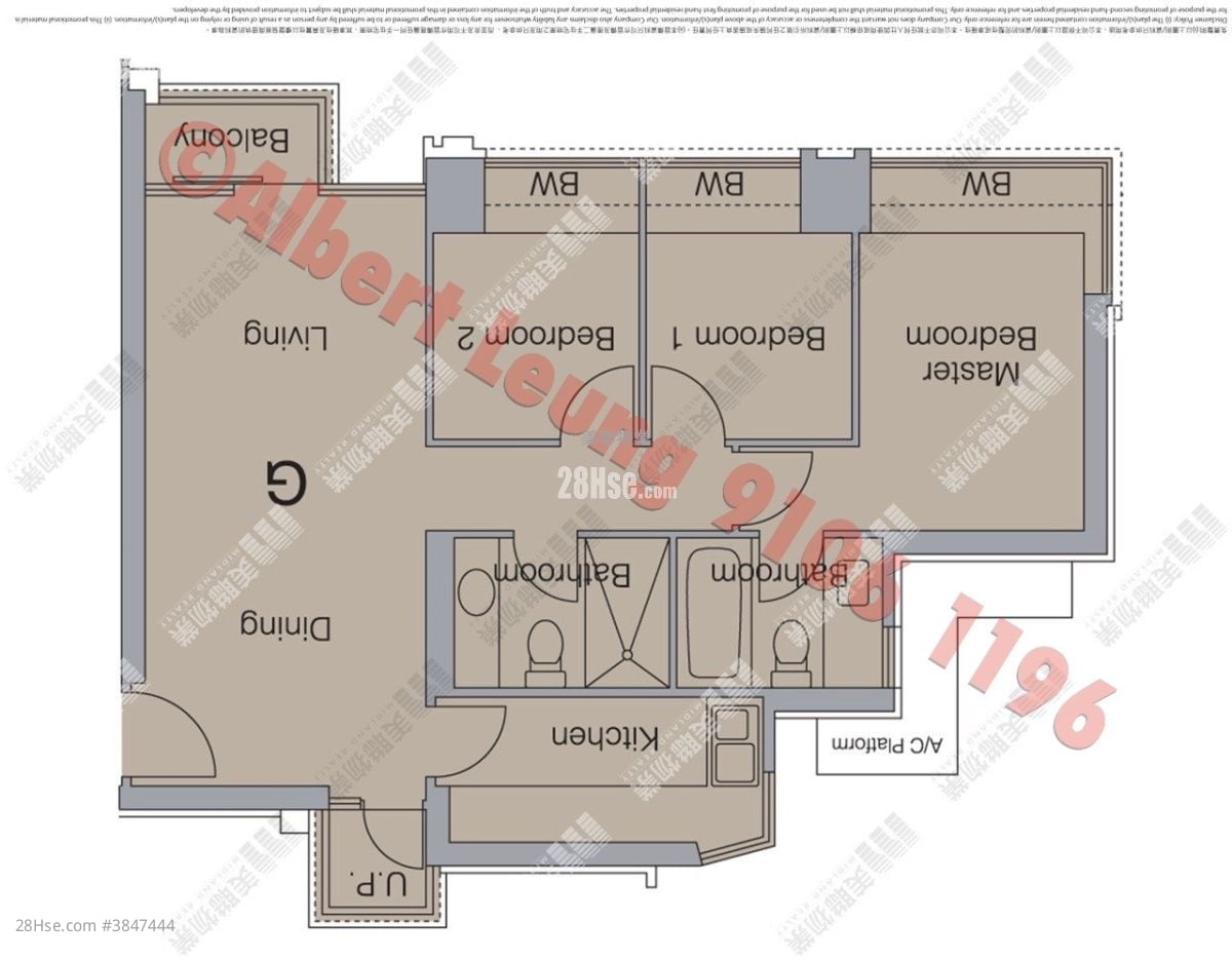 The Riverpark Sell 3 Bedrooms , 2 Bathrooms 725 ft²