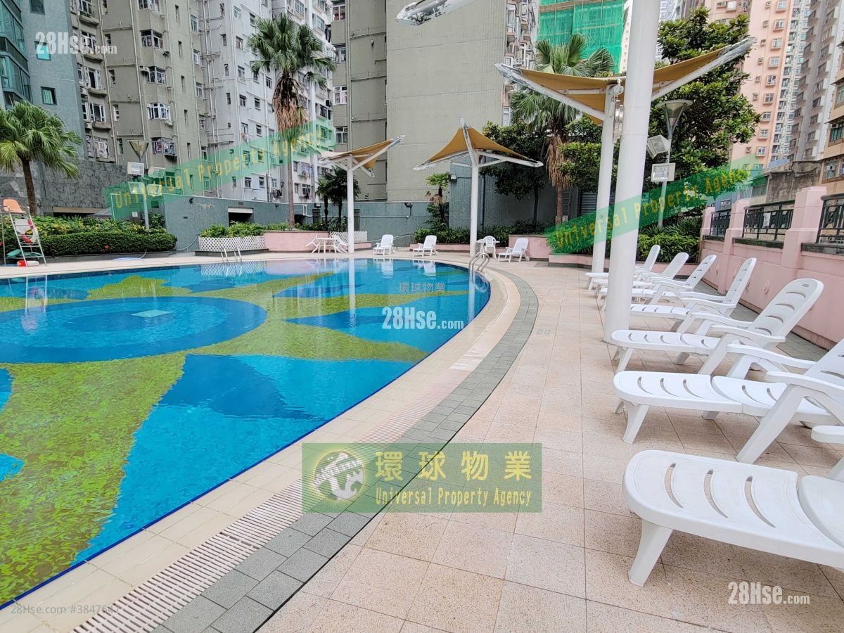 高逸華軒 租盤 2 房 , 1 浴室 450 平方呎