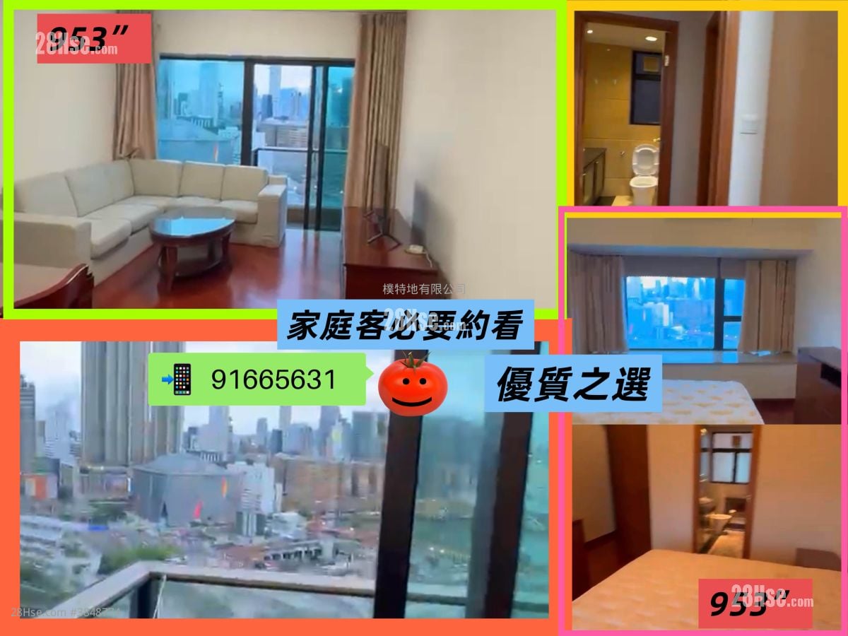 凱旋門 租盤 3 房 , 3 浴室 953 平方呎