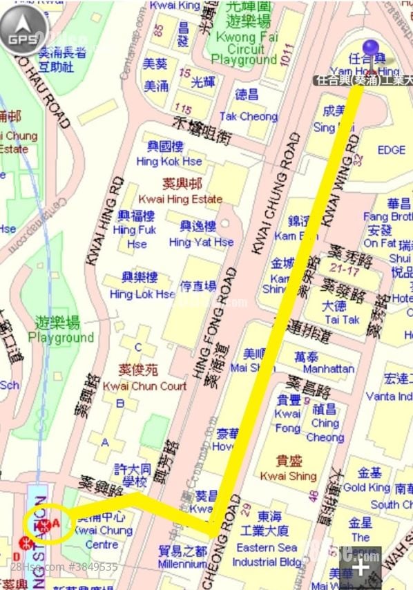 任合興工業大廈 租盤 250 平方呎