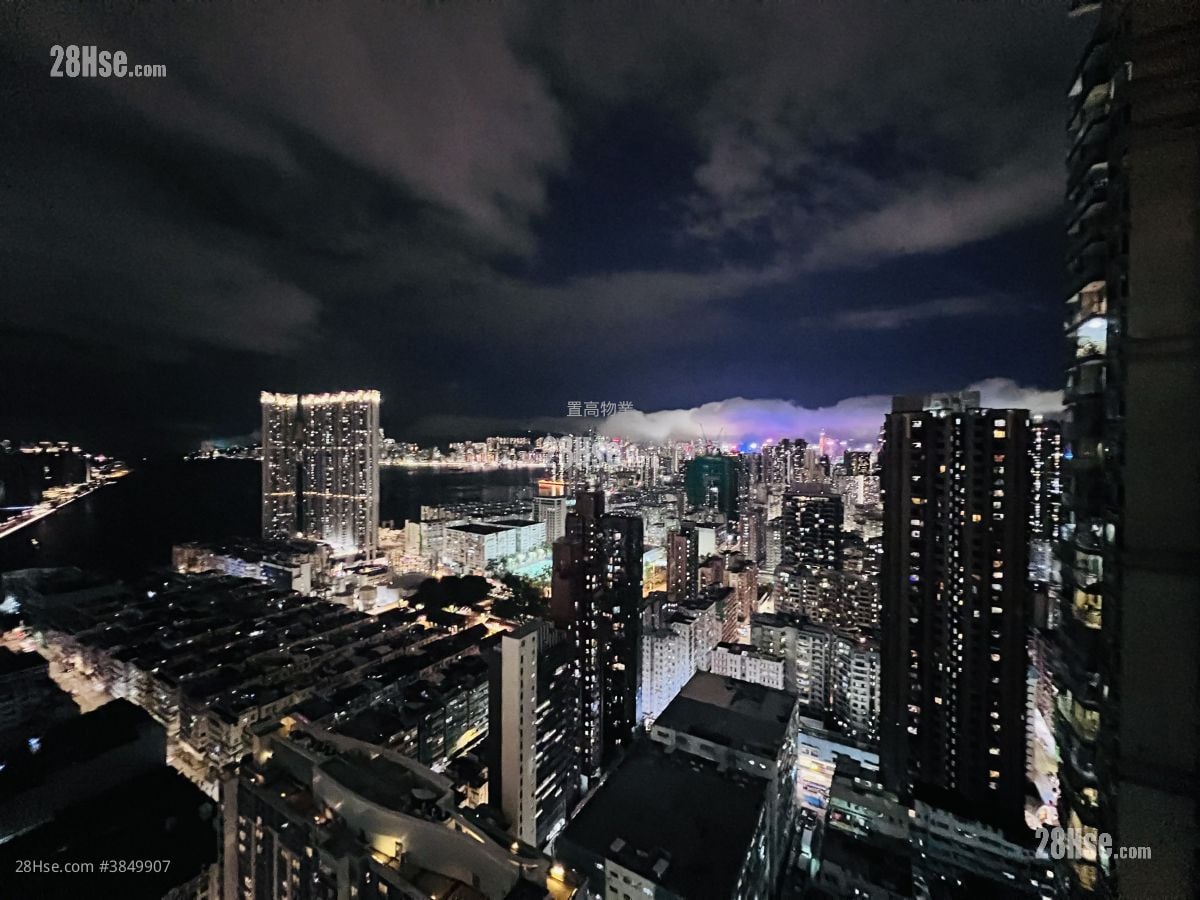 傲雲峰 租盤 2 房 , 1 浴室 452 平方呎