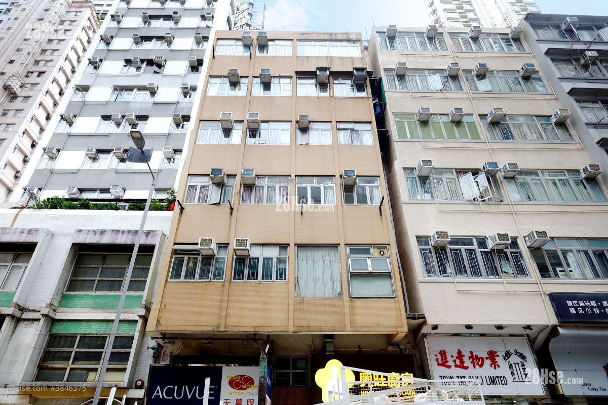 大廈外觀: 皇后大道西 300-302號 租盤 開放式間隔 , 1 浴室 130 平方呎