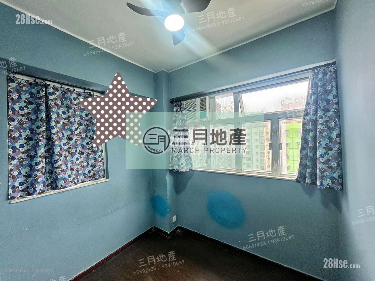 金華大廈 租盤 2 房 , 1 浴室 347 平方呎