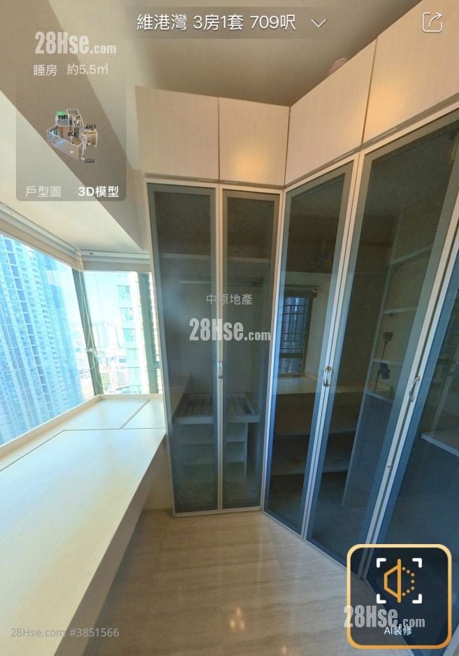 維港灣 售盤 3 房 , 2 浴室 713 平方呎