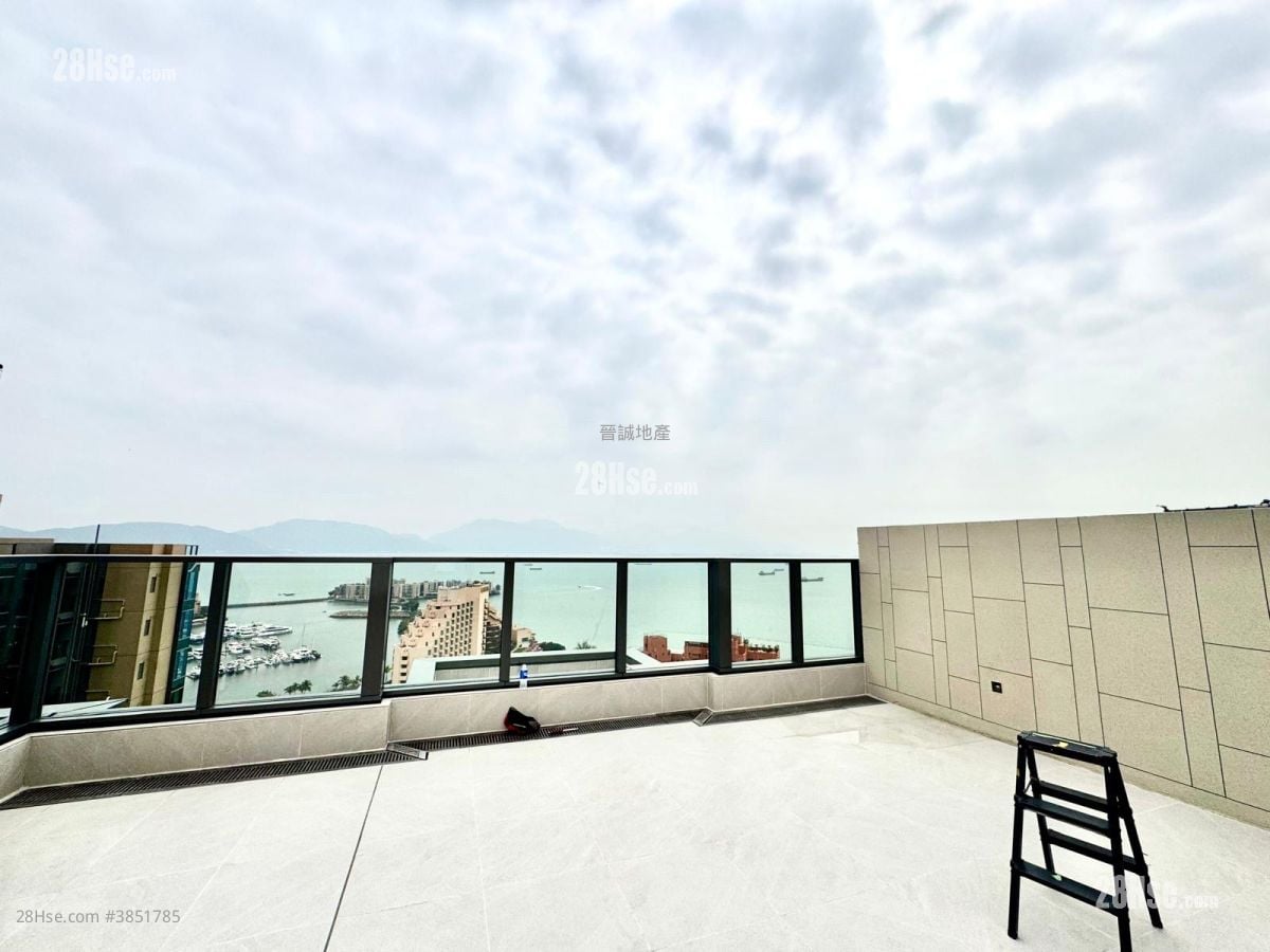 黃金海灣 租盤 2 房 , 1 浴室 448 平方呎