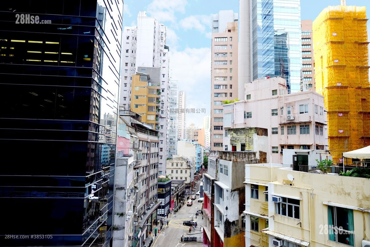 景觀: 永寧大廈 租盤 1 房 , 1 浴室 556 平方呎