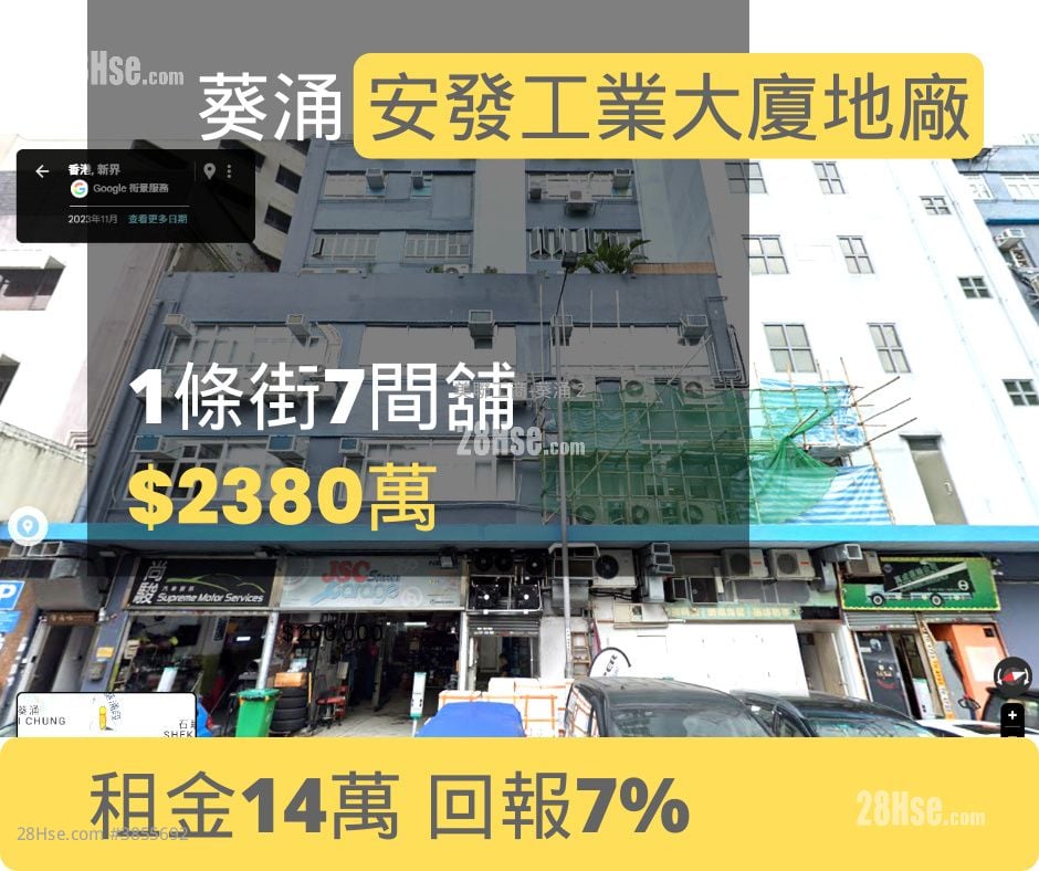 安發工業大廈 售盤