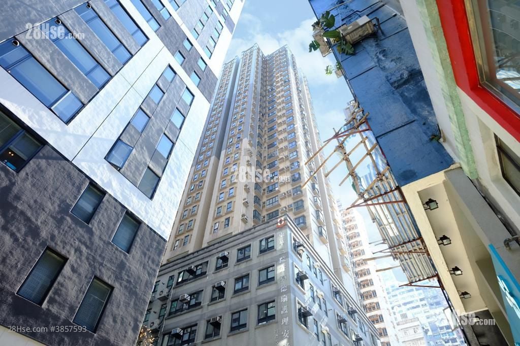 大廈外觀: 世銀花苑 租盤 2 房 , 1 浴室 474 平方呎