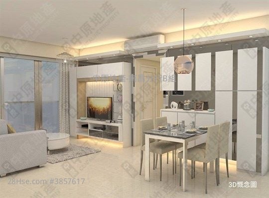 Trinity Towers Rental 3 Bedrooms , 2 Bathrooms 714 ft²