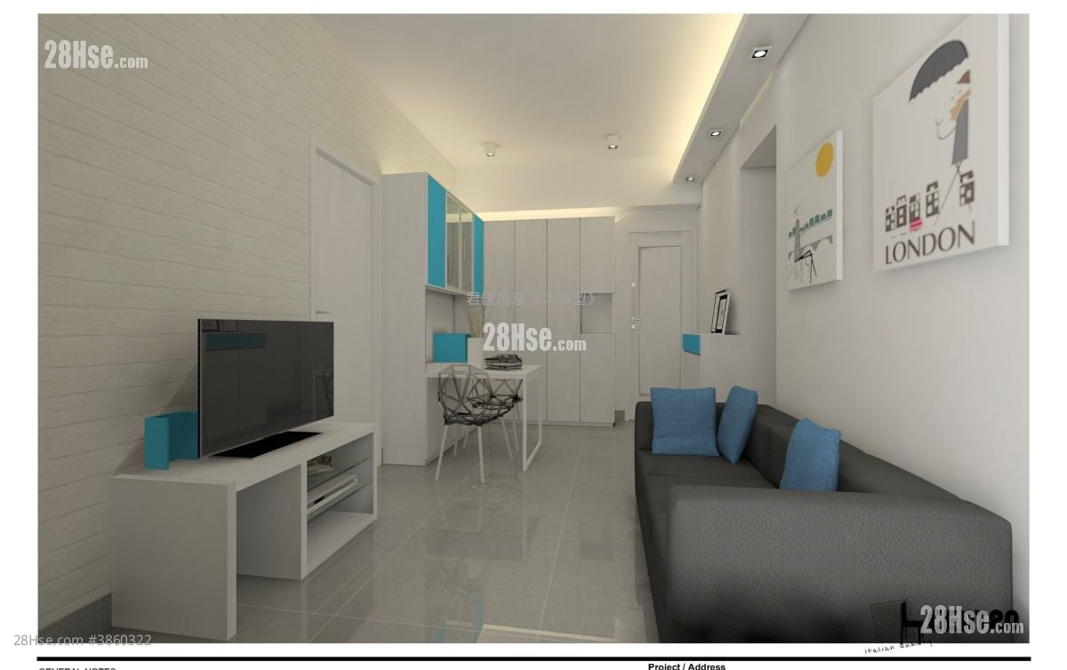 Ocean One Sell 2 Bedrooms , 2 Bathrooms 535 ft²