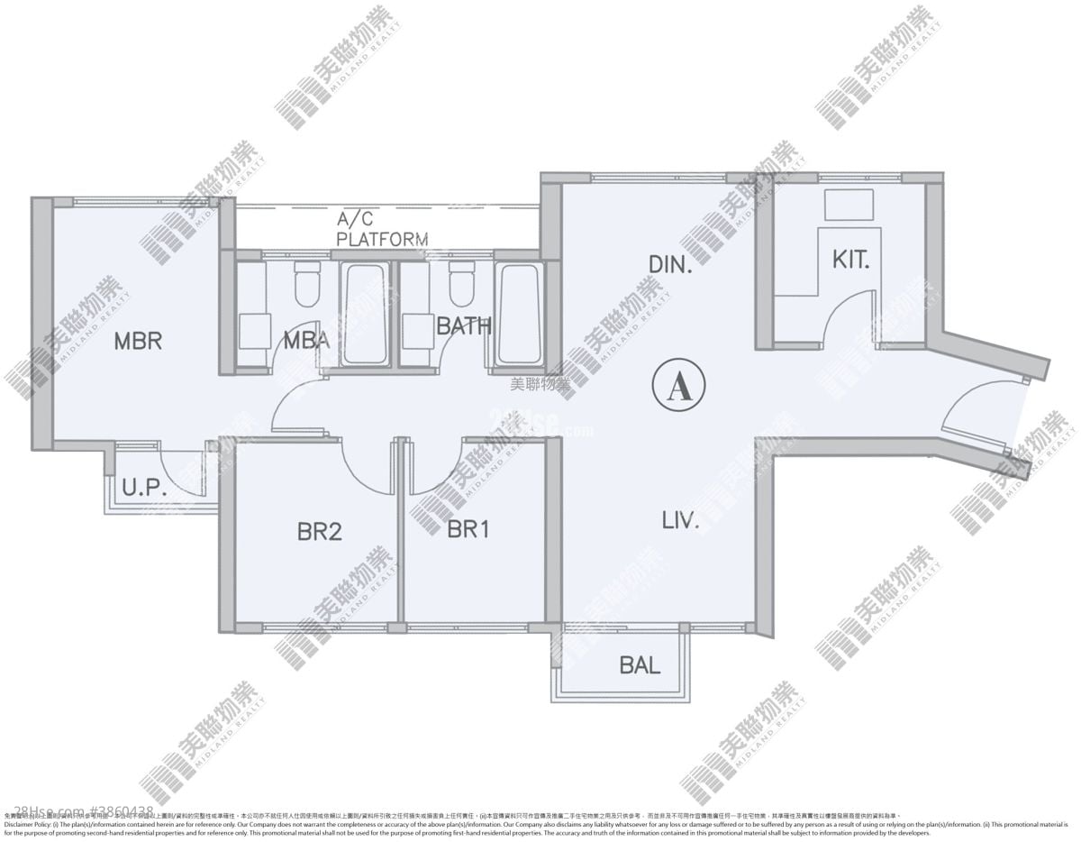 Parc City Rental 3 Bedrooms , 2 Bathrooms 781 ft²