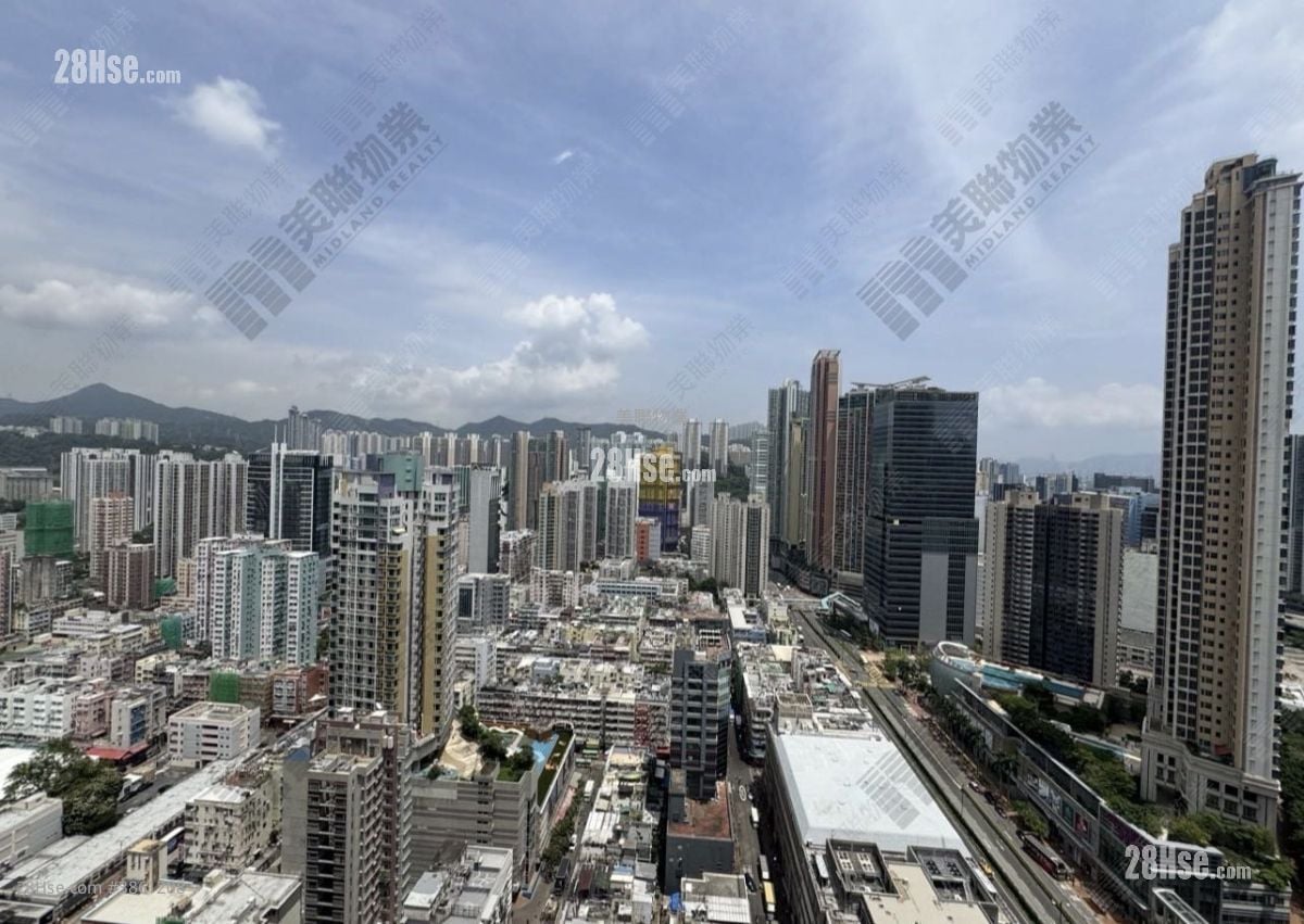 景觀: 萬景峯 租盤 2 房 , 1 浴室 505 平方呎