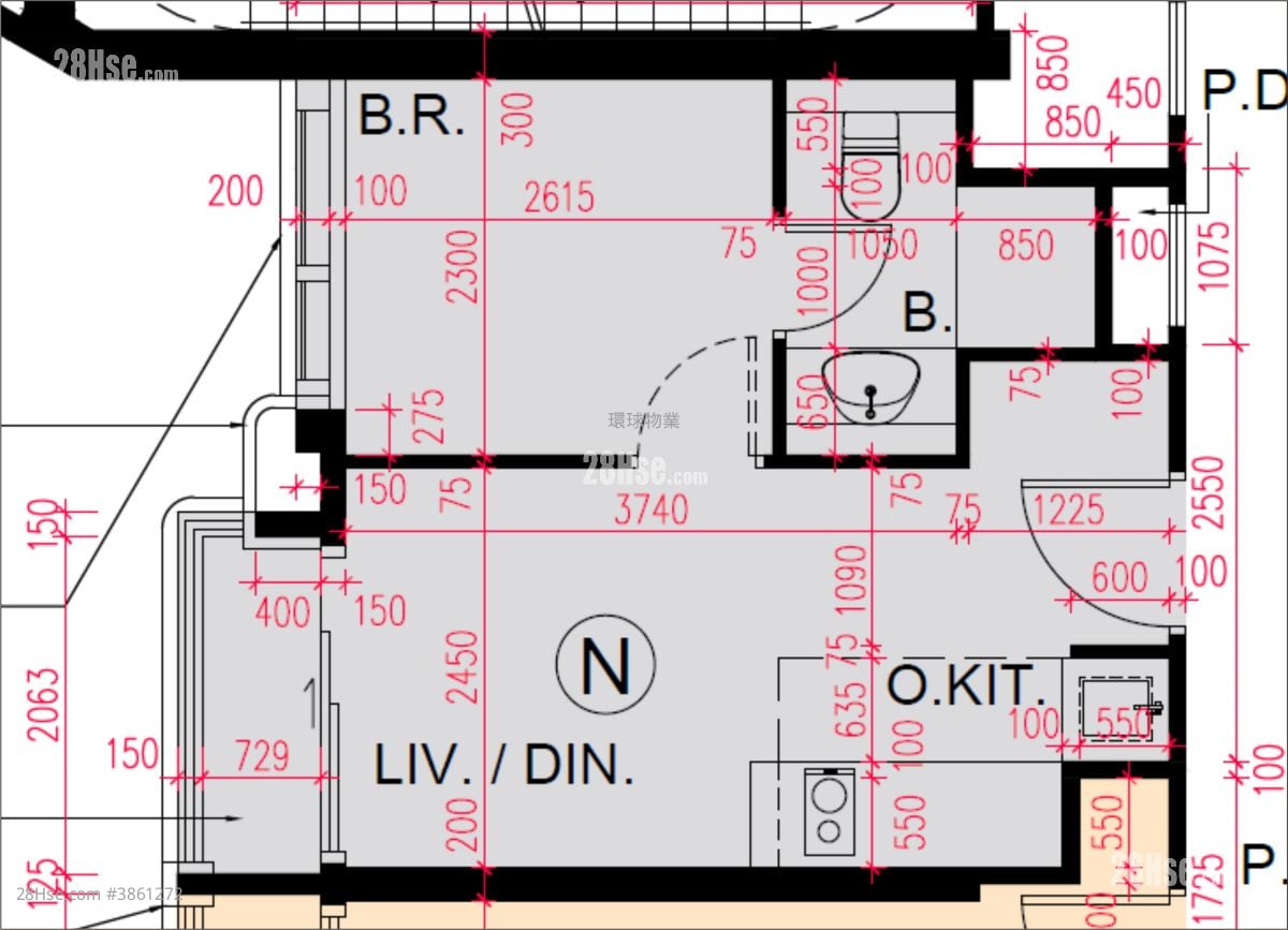 Kennedy 38 Rental 1 Bedroom , 1 Bathroom 301 ft²