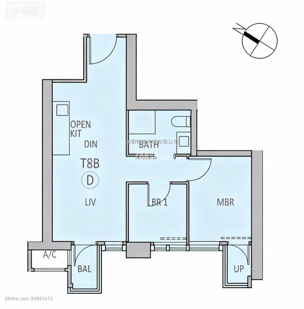 The Pavilia Farm Rental 473 ft²