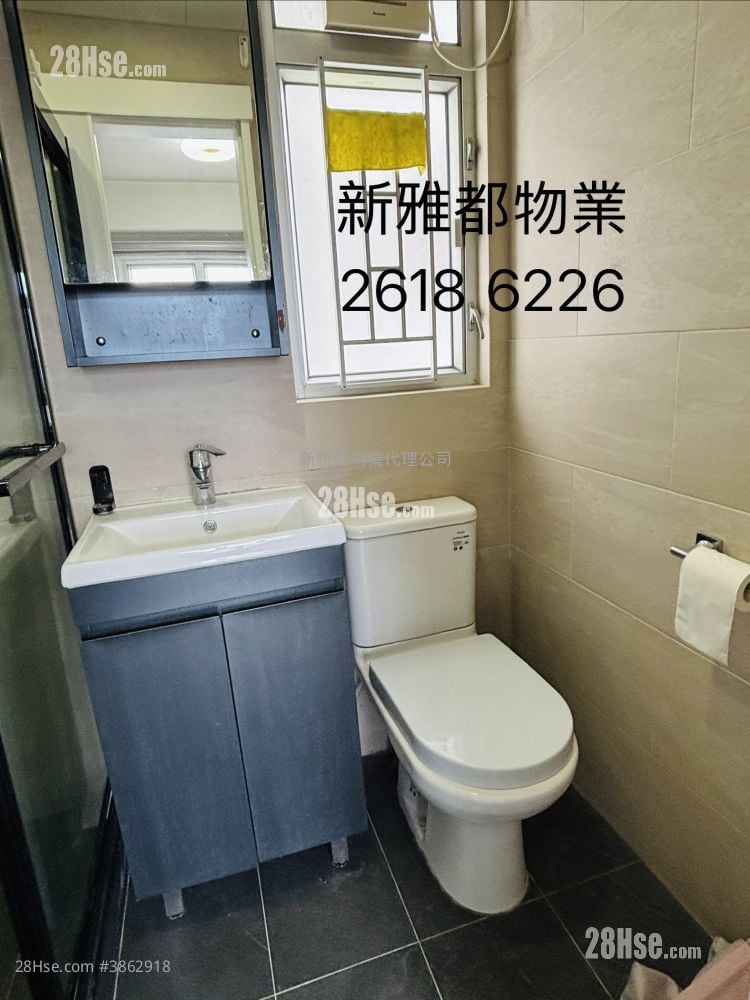 康麗花園 租盤 2 房 , 1 浴室 363 平方呎