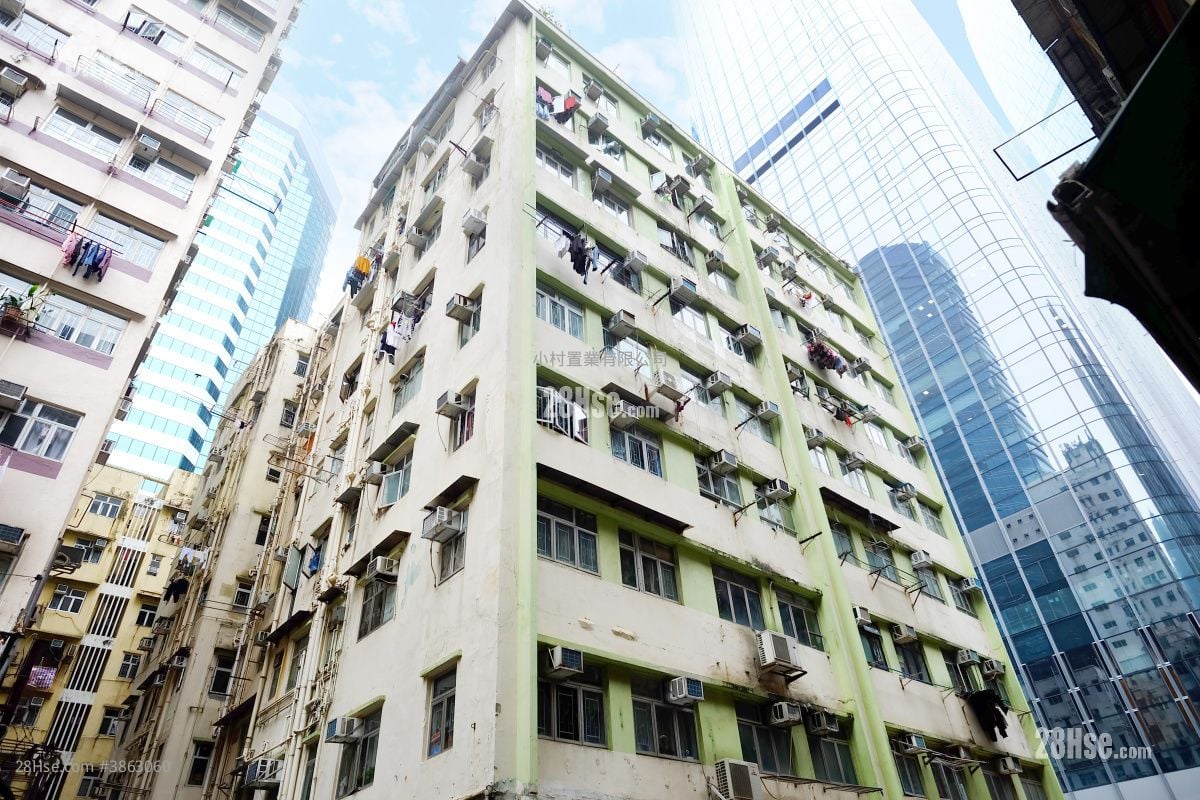 building outlook: Kam Hoi Mansion Rental 2 Bedrooms , 1 Bathroom 357 ft²