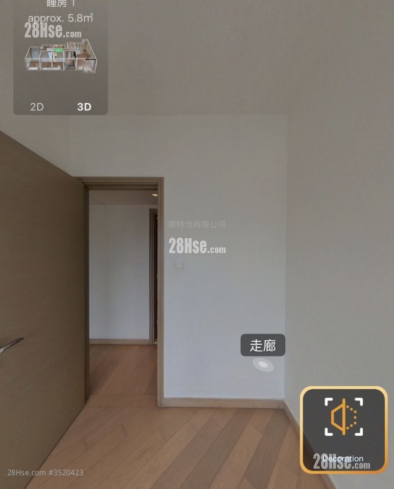 誉港湾 租盘 3 房 , 3 浴室 834 平方尺