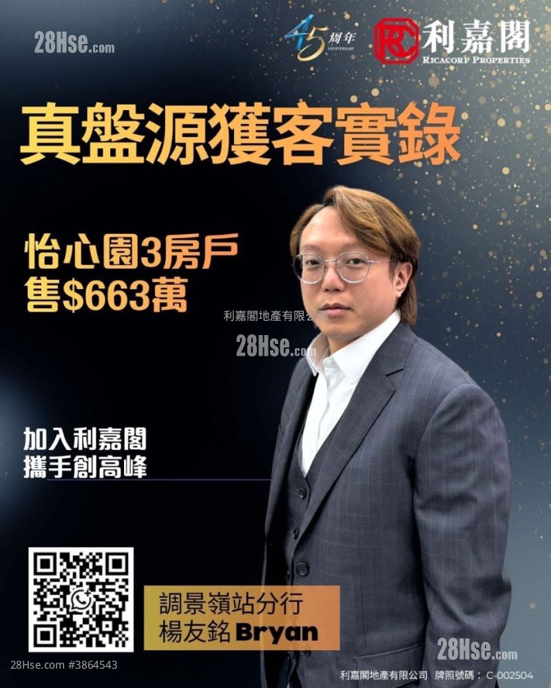 維景灣畔 租盤 2 房 , 1 浴室 515 平方呎