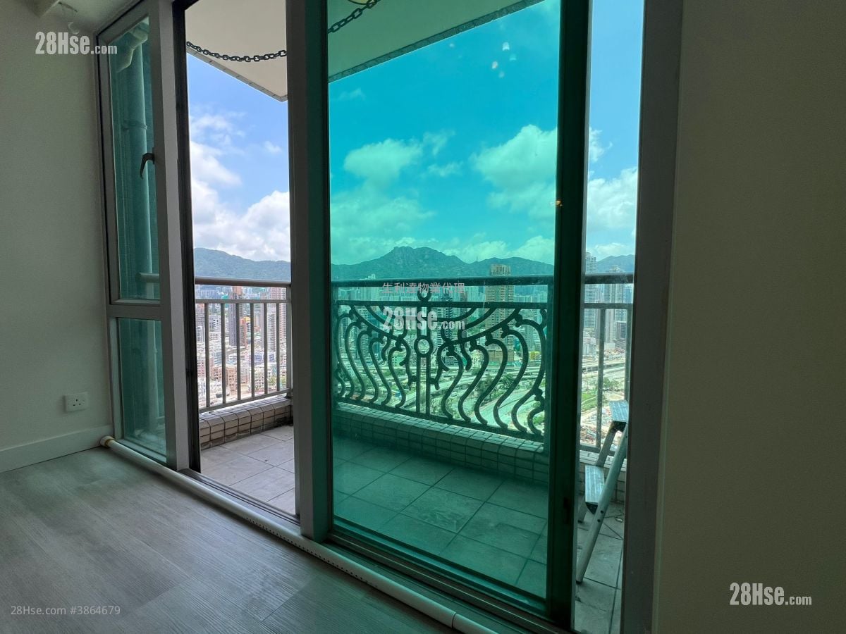 傲雲峰 租盤 2 房 , 1 浴室 522 平方呎