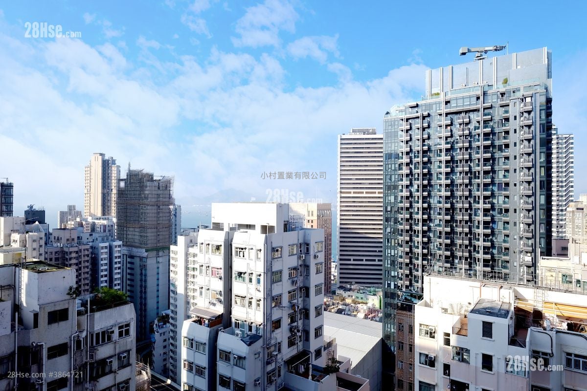 景觀: 寓成峰 租盤 2 房 , 1 浴室 475 平方呎