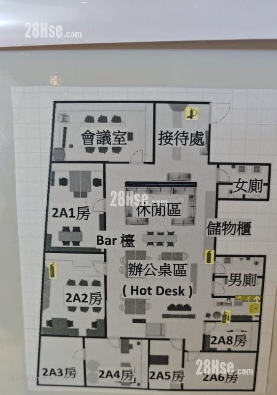 合興工業大廈 租盤 5+ 房 , 3 廁所 3,100 平方呎