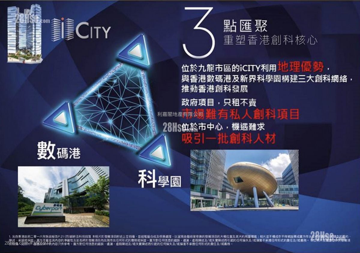 I CITY 售盘 开放式间隔 , 1 厕所